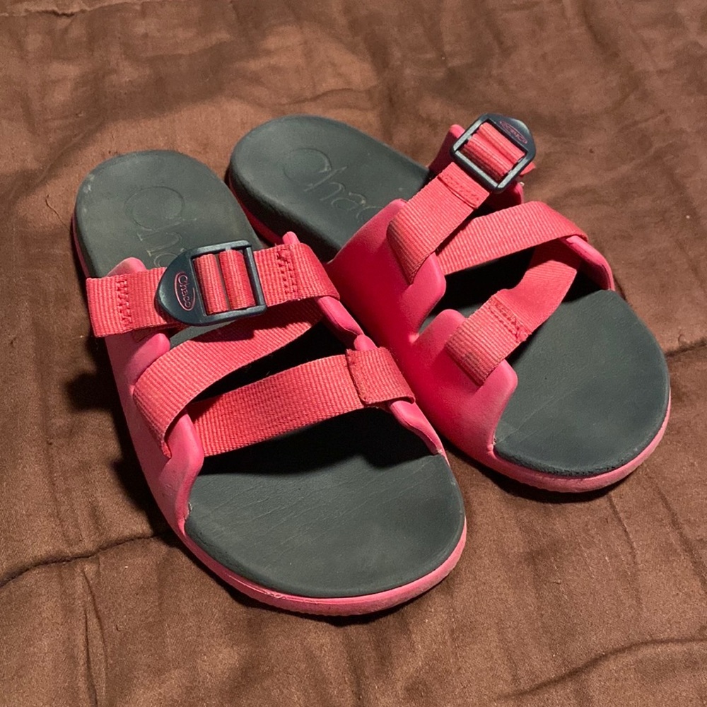 Girls Slides by Chaco Brand.